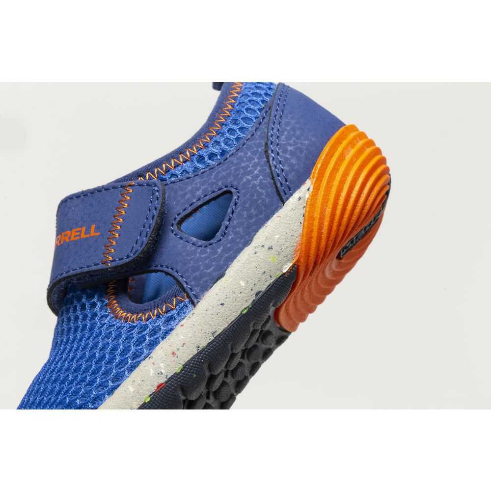 Blue/Orange Boys' Merrell Bare Steps® H2O Sneakers | Dubai-3607259