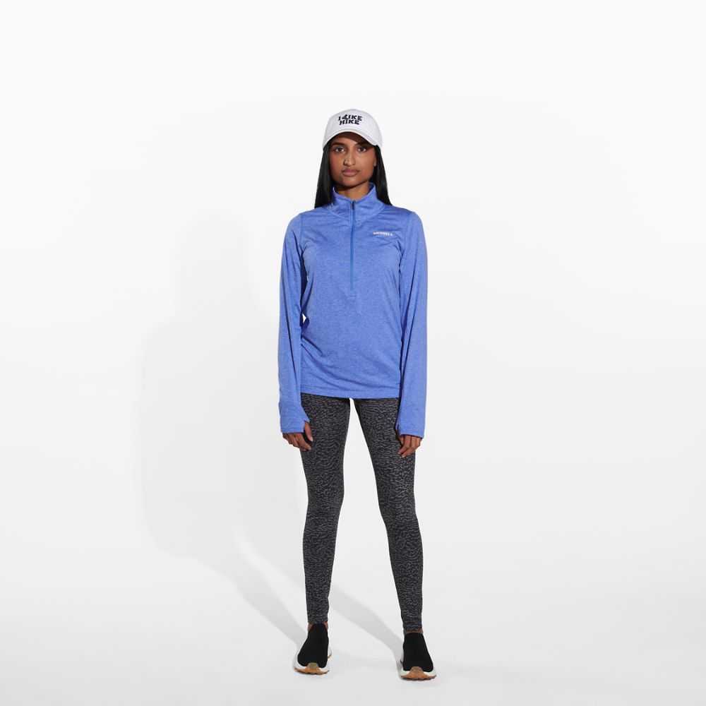 Blue Women's Merrell BetaTherm Sweatshirts | Dubai-1367048