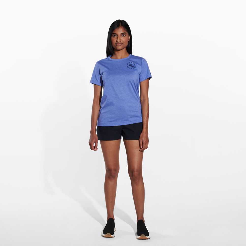 Blue Women's Merrell Hike T Shirts | Dubai-7549326