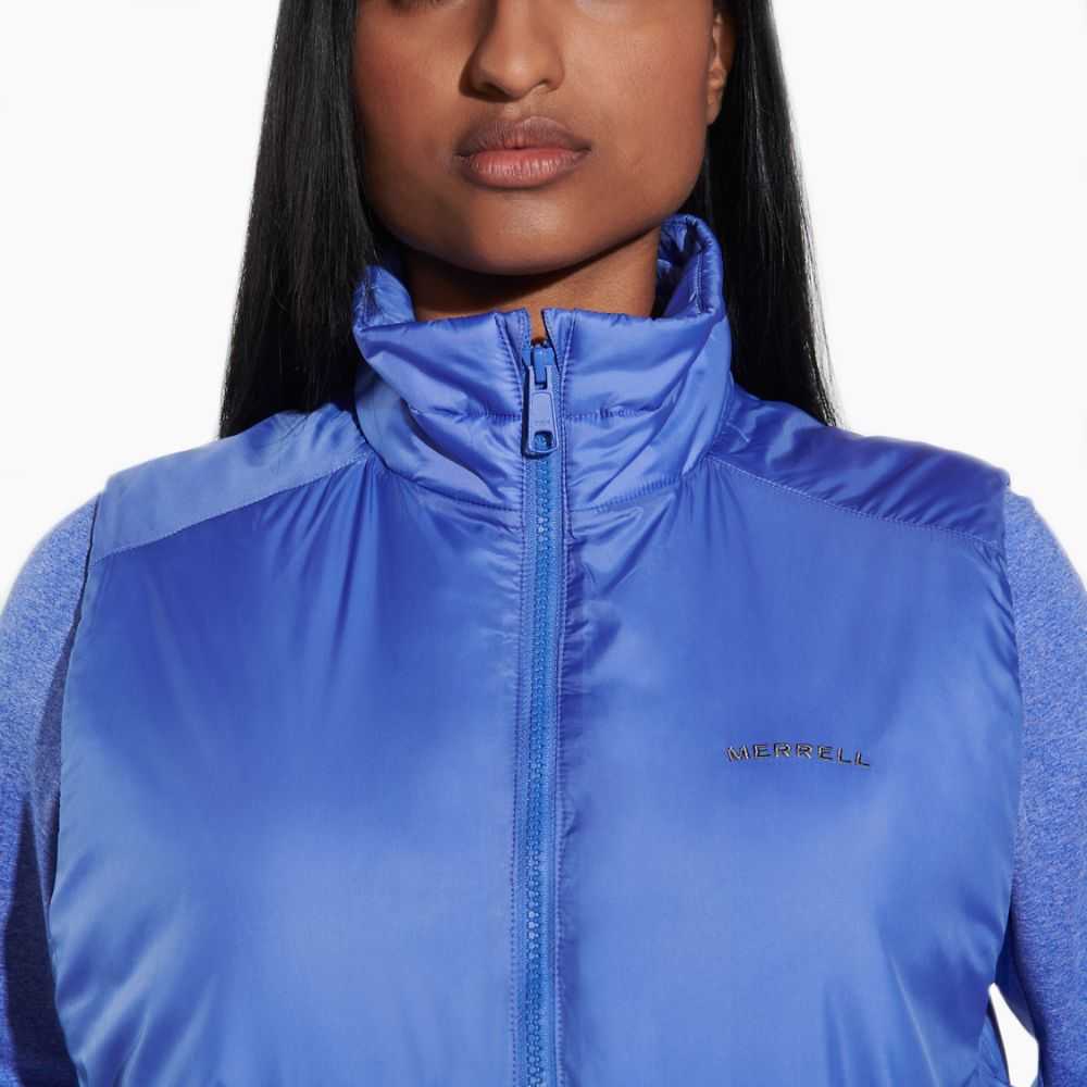 Blue Women's Merrell Insulated Rain Jackets | Dubai-9320146