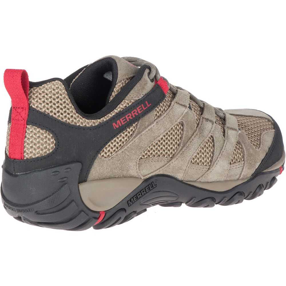 Brown Men's Merrell Alverstone Hiking Shoes | Dubai-6219380