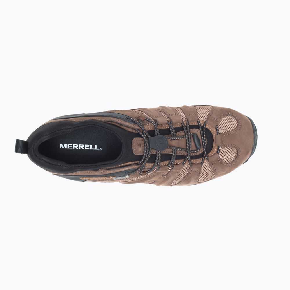 Brown Men's Merrell Chameleon 8 Stretch Waterproof Sneakers | Dubai-3602987