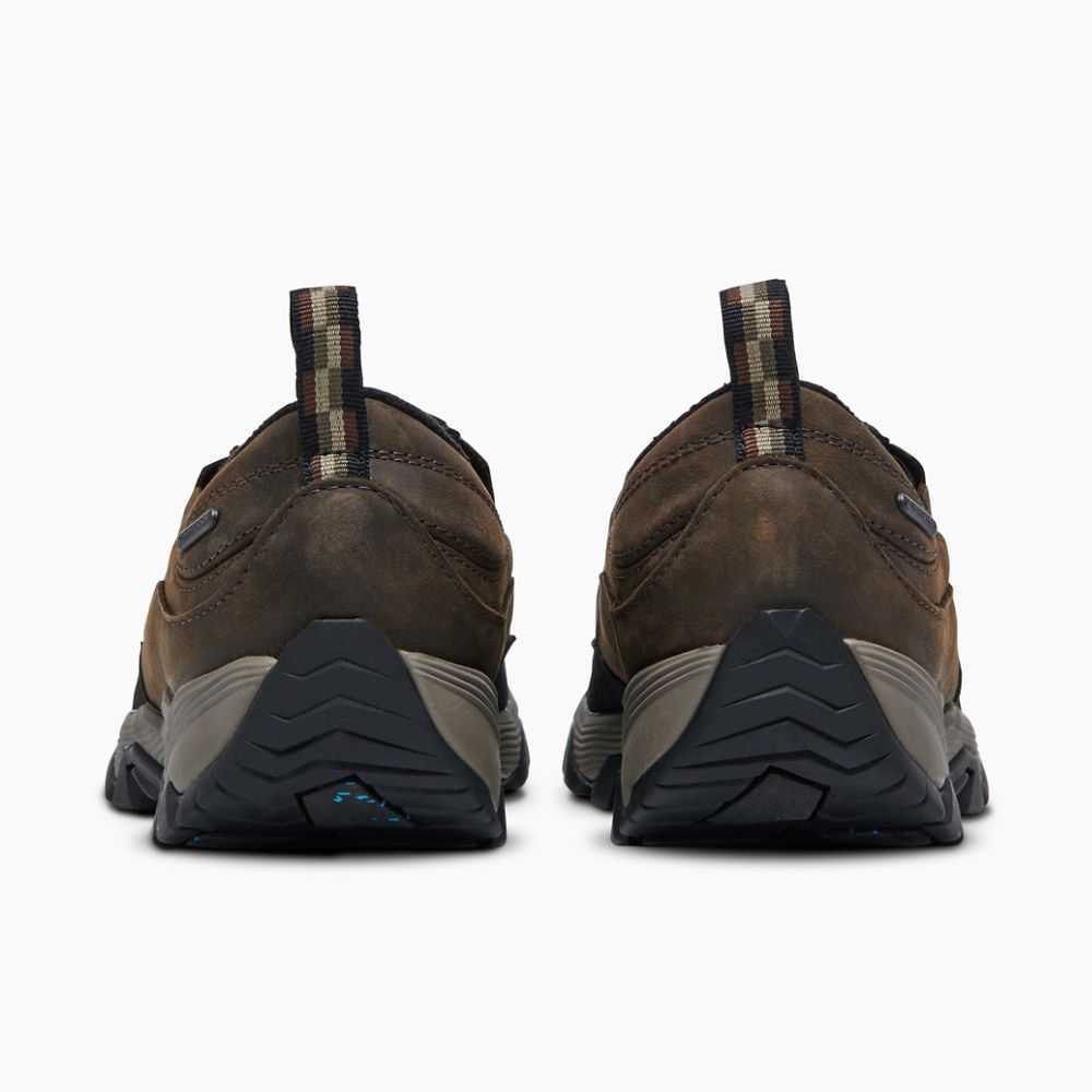 Brown Men's Merrell ColdPack Ice+ Moc Waterproof Wide Width Slip On Shoes | Dubai-1745236