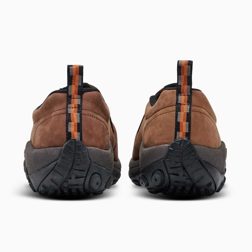 Brown Men's Merrell Jungle Moc Nubuck Waterproof Wide Width Casual Shoes | Dubai-6940328