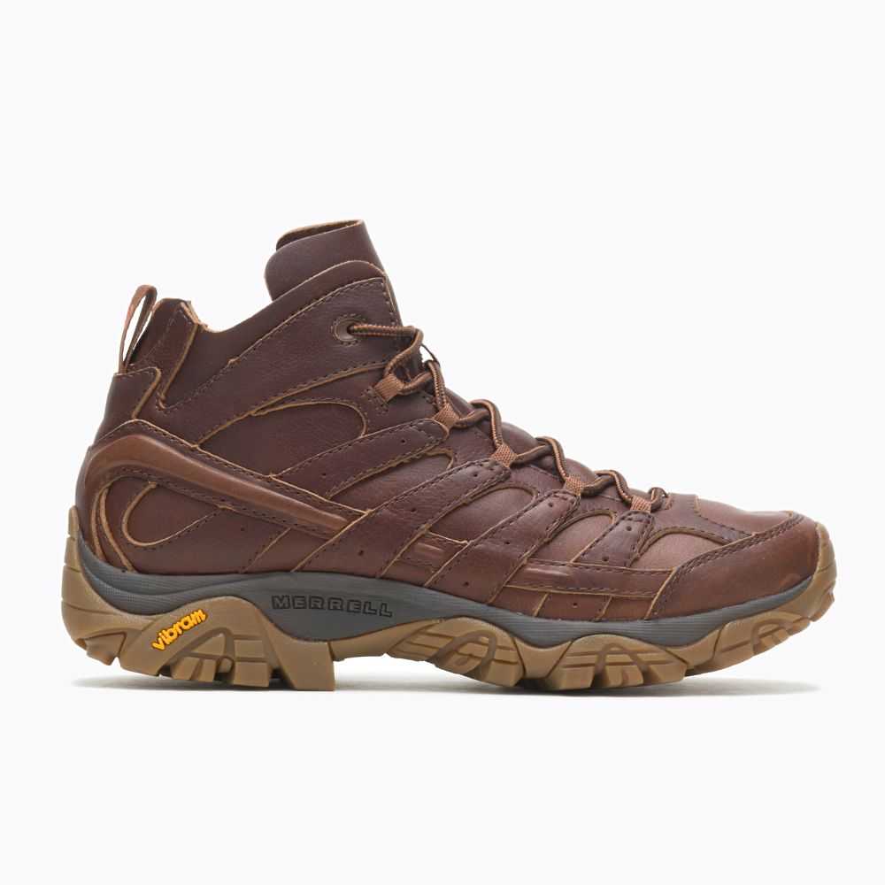 Brown Men\'s Merrell Moab 2 Decon Mid Hiking Boots | Dubai-0142376