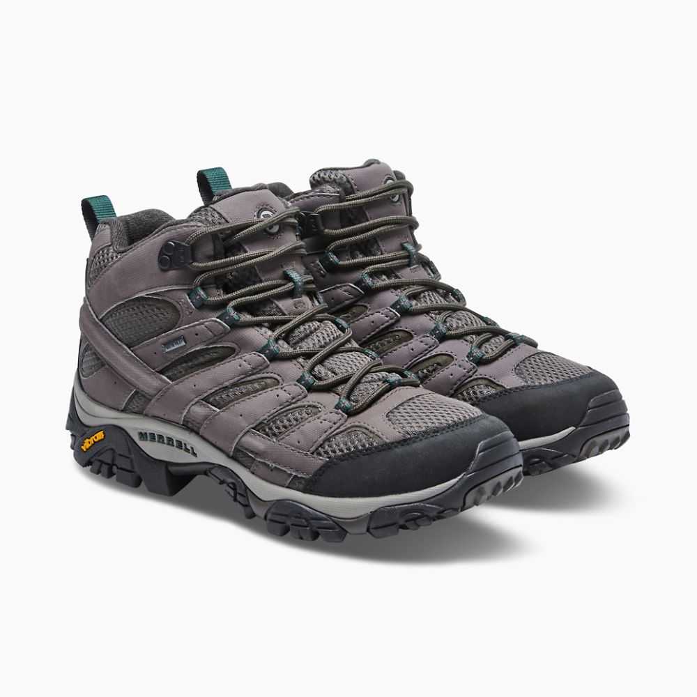 Brown Men's Merrell Moab 2 Mid GORE-TEX® Hiking Boots | Dubai-2361504