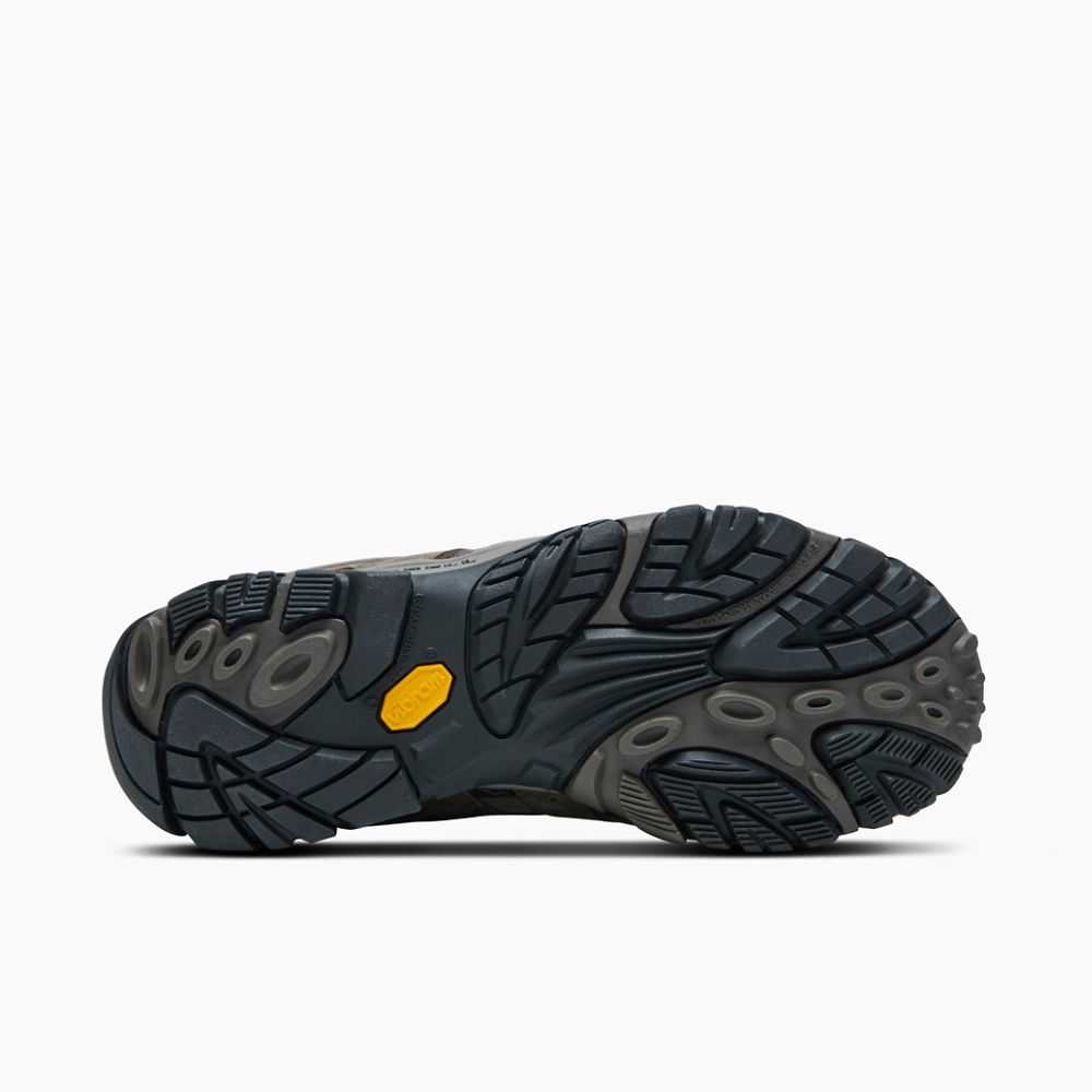 Brown Men's Merrell Moab 2 Mid Waterproof Hiking Boots | Dubai-0674351