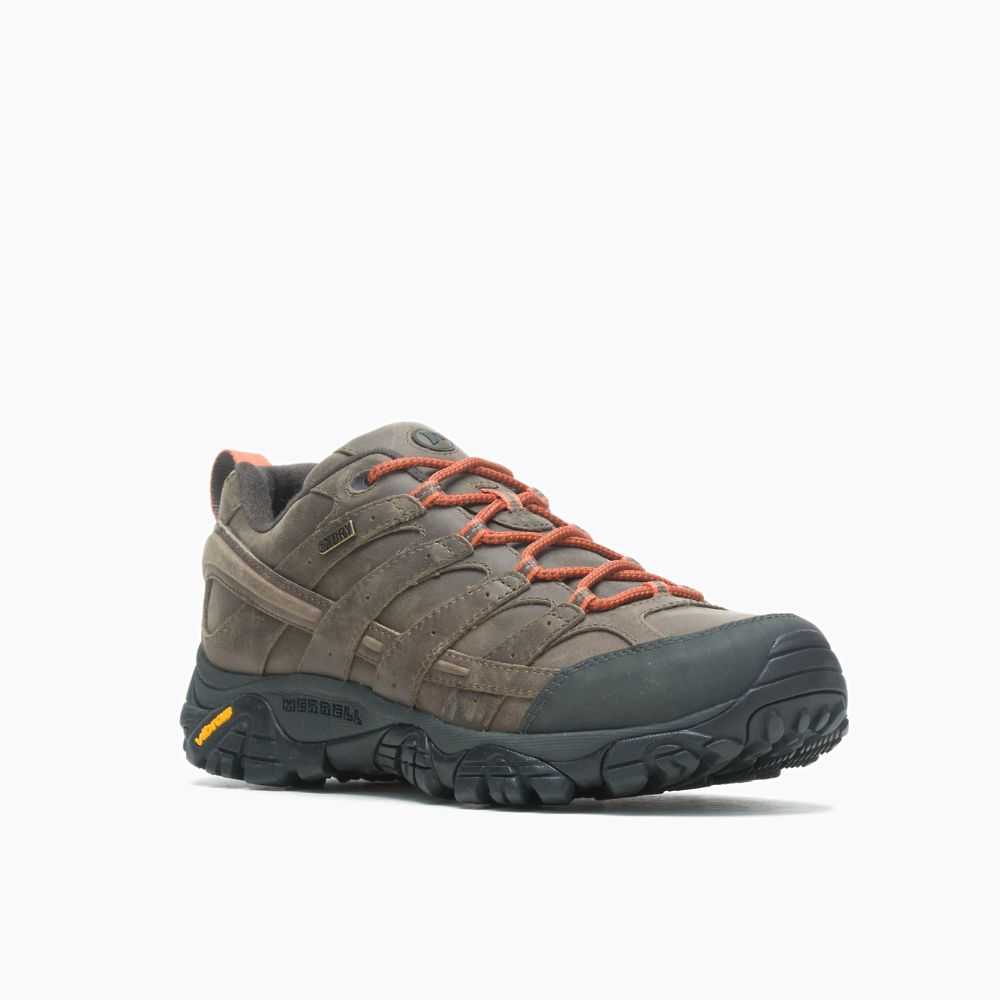 Brown Men's Merrell Moab 2 Prime Waterproof Hiking Shoes | Dubai-5476920