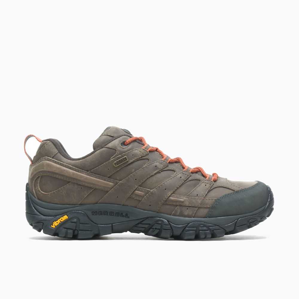 Brown Men\'s Merrell Moab 2 Prime Waterproof Hiking Shoes | Dubai-5476920