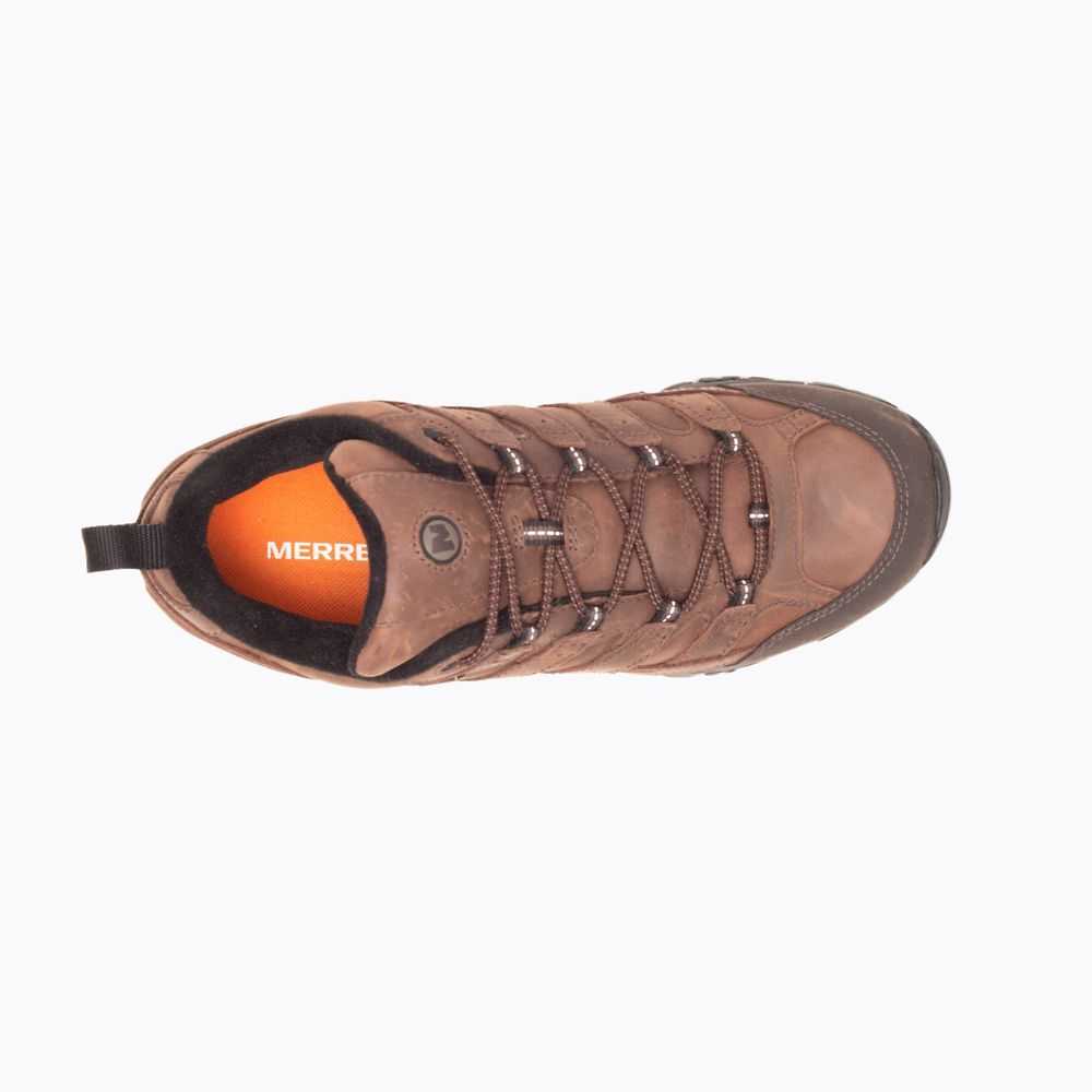 Brown Men's Merrell Moab 2 Prime Waterproof Wide Width Hiking Shoes | Dubai-6102379