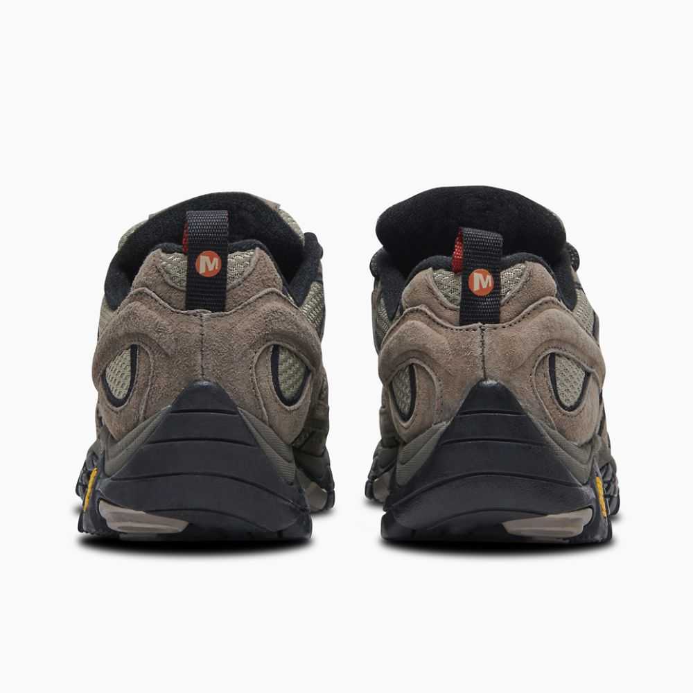 Brown Men's Merrell Moab 2 Waterproof Hiking Shoes | Dubai-0678413