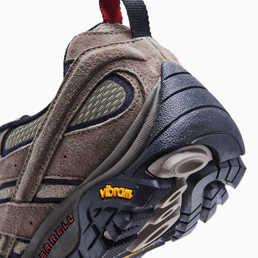 Brown Men's Merrell Moab 2 Waterproof Hiking Shoes | Dubai-0678413