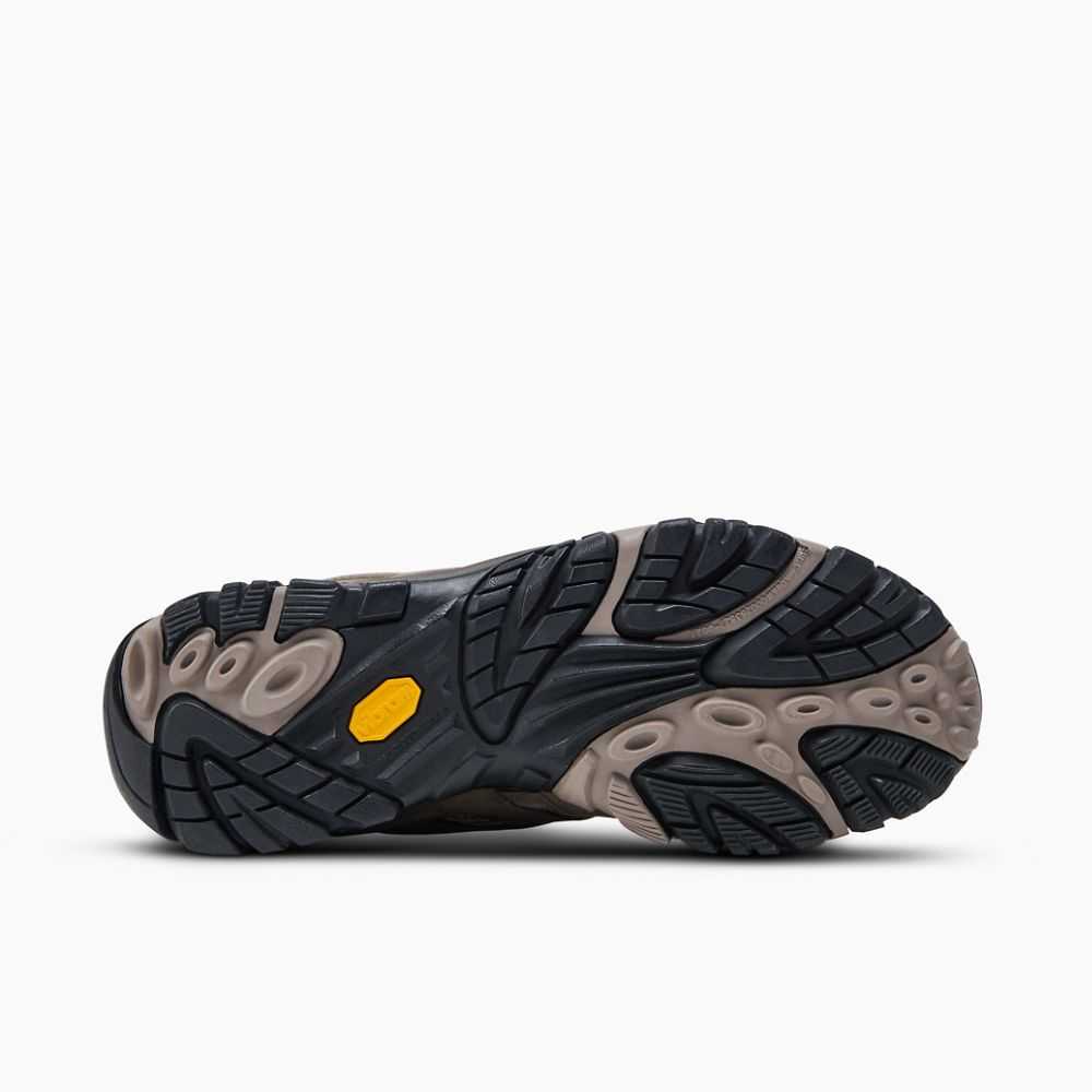 Brown Men's Merrell Moab 2 Waterproof Wide Width Hiking Shoes | Dubai-0731568