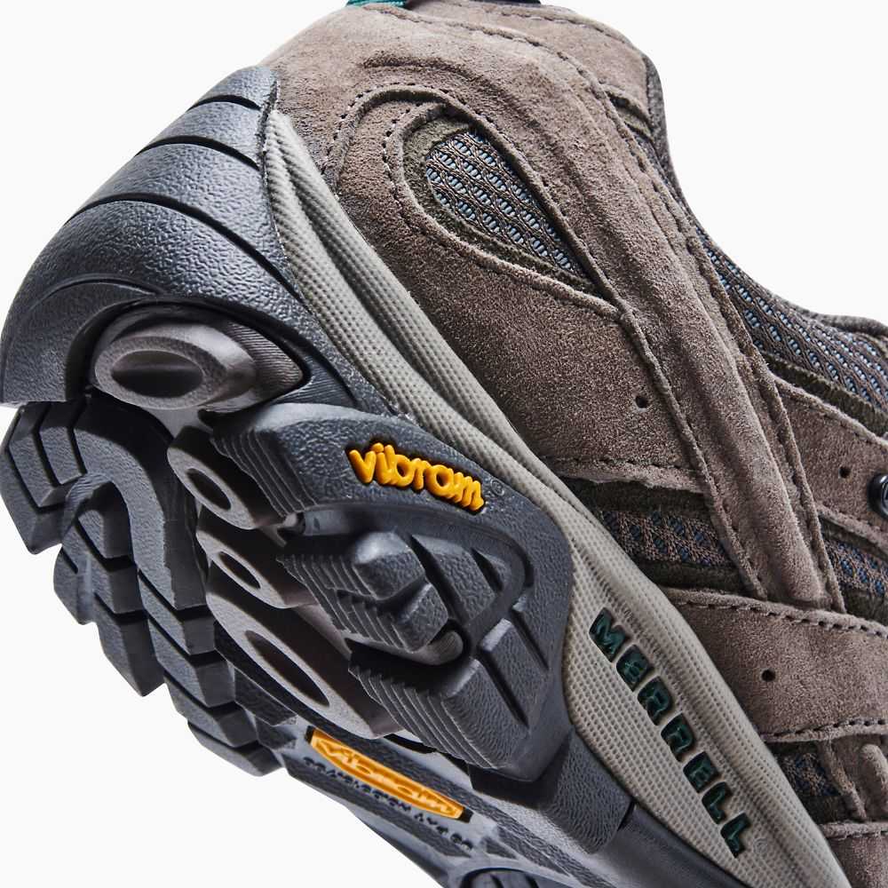 Brown Men's Merrell Moab 2 Waterproof Wide Width Hiking Shoes | Dubai-8367429