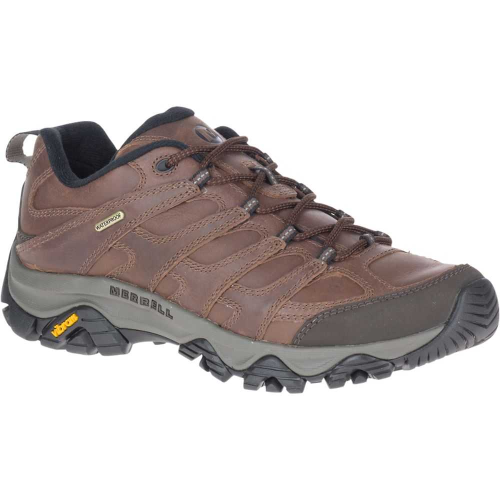 Brown Men's Merrell Moab 3 Prime Waterproof Hiking Shoes | Dubai-2370465