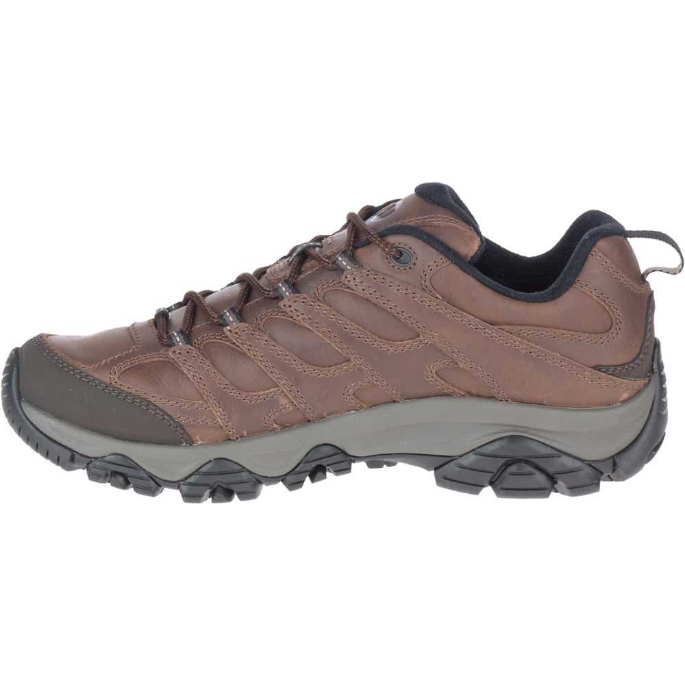 Brown Men's Merrell Moab 3 Prime Waterproof Hiking Shoes | Dubai-2370465