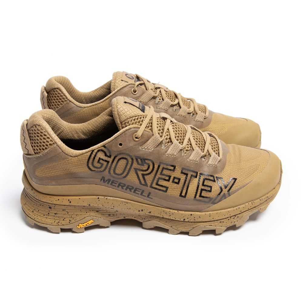 Brown Men's Merrell Moab Speed GORE-TEX® 1TRL Hiking Shoes | Dubai-4763850