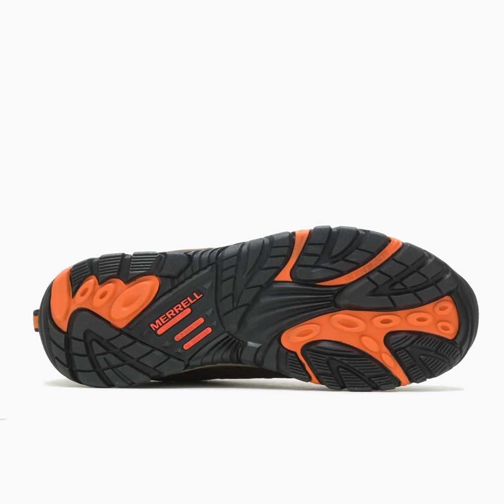 Brown Men's Merrell Moab Vertex Vent Comp Toe Wide Width Work Shoes | Dubai-0362574