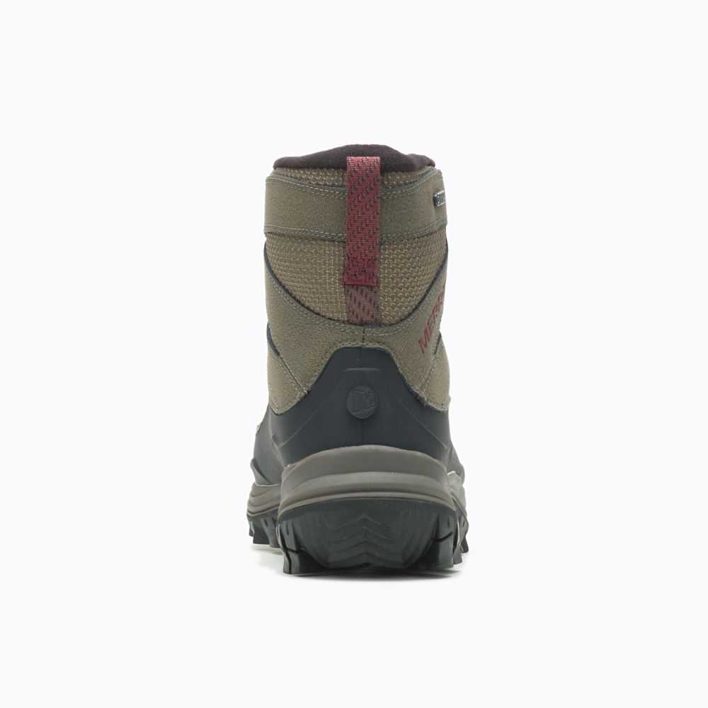 Brown Men's Merrell Thermo Chill Mid Shell Waterproof Winter Boots | Dubai-7263954