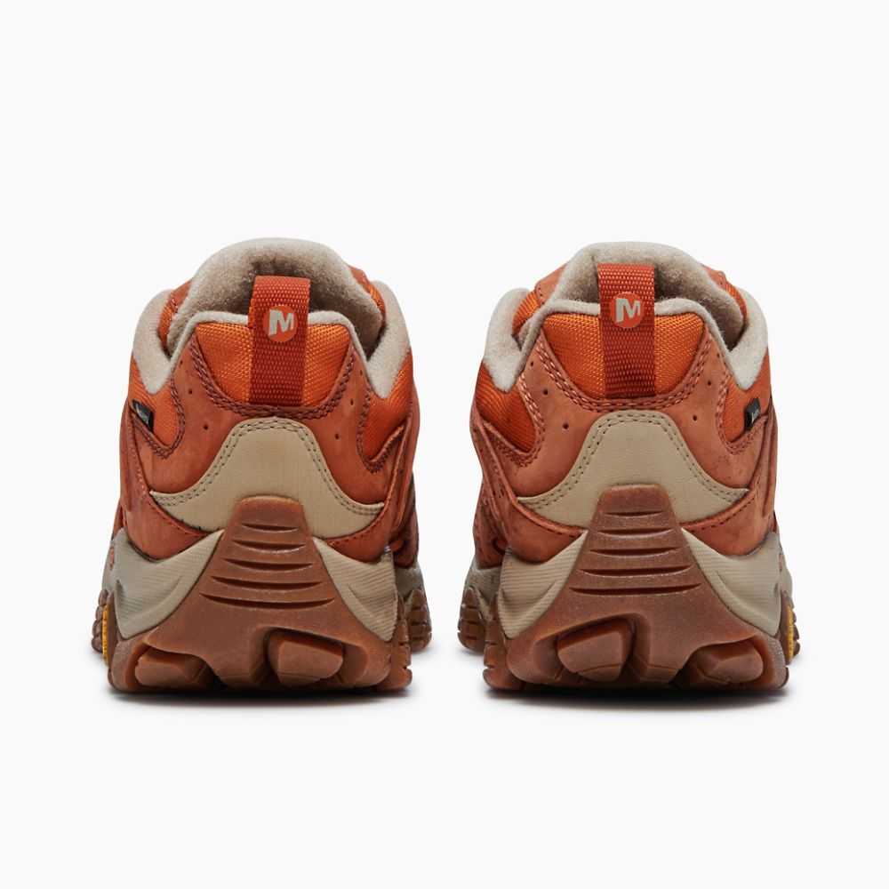 Brown/Orange Men's Merrell Moab 3 Smooth GORE-TEX® Hiking Shoes | Dubai-5398670