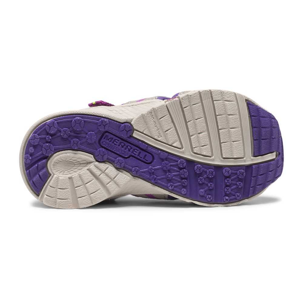 Brown/Purple Boys' Merrell Hydro Sandals | Dubai-5413297