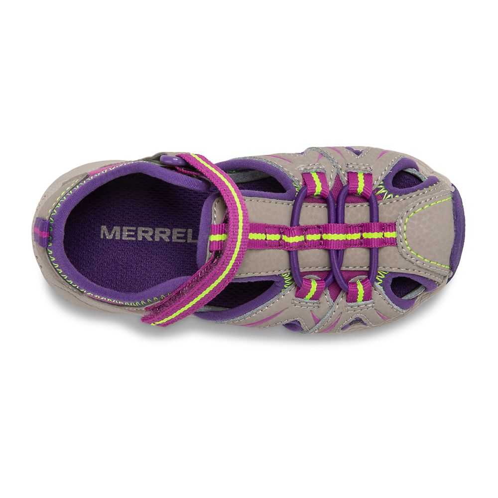 Brown/Purple Boys' Merrell Hydro Sandals | Dubai-5413297