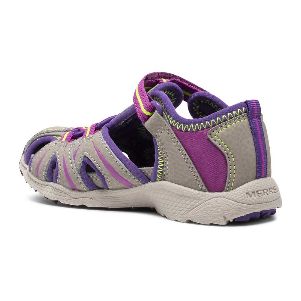 Brown/Purple Boys' Merrell Hydro Sandals | Dubai-5413297