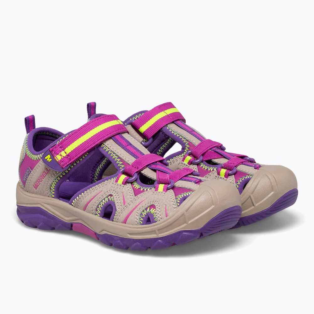 Brown/Purple Boys' Merrell Hydro Water Shoes | Dubai-3680295