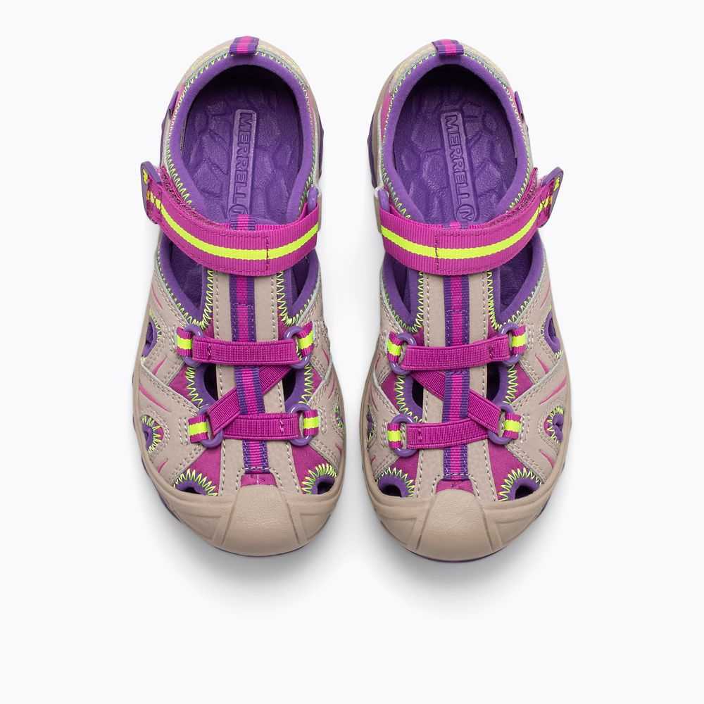 Brown/Purple Boys' Merrell Hydro Water Shoes | Dubai-3680295