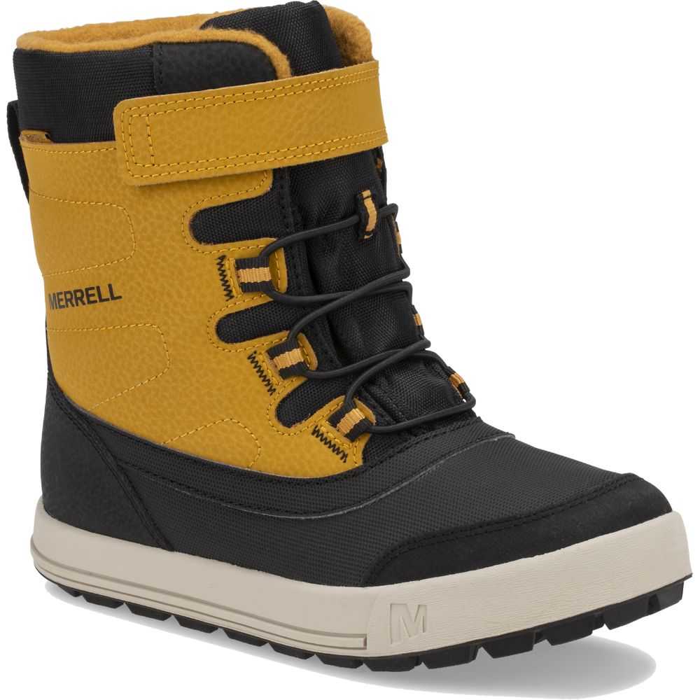 Brown Yellow/Black Girls' Merrell Snowstorm Snow Boots | Dubai-2890164