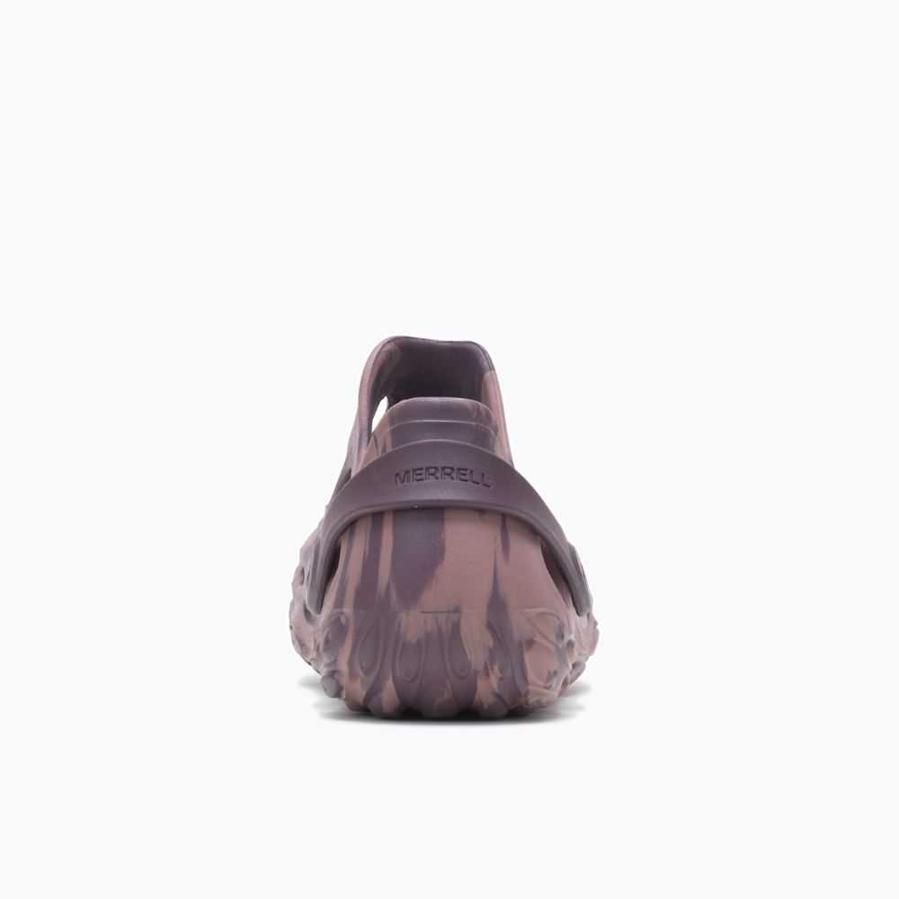 Burgundy Women's Merrell Hydro Moc BLOOM® Sandals | Dubai-4902715