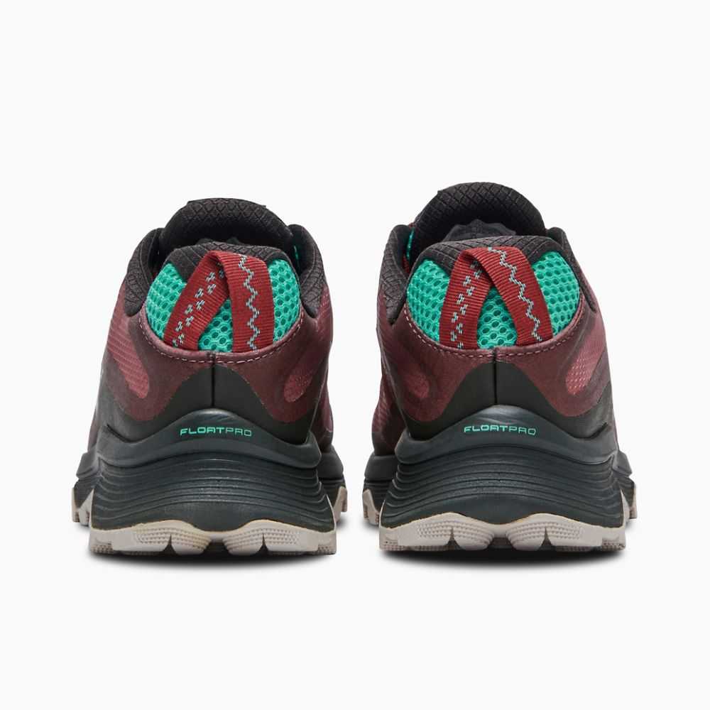 Burgundy Women's Merrell Moab Speed Hiking Shoes | Dubai-2105673