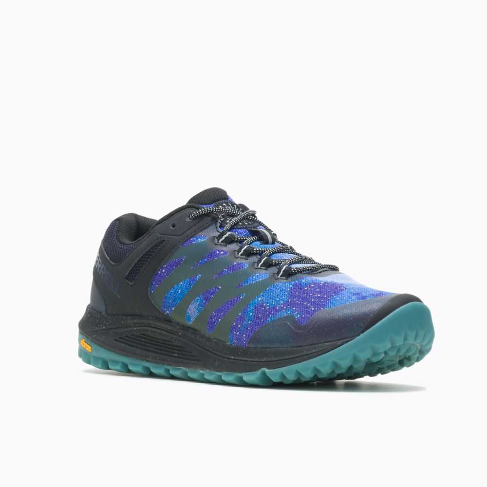 Dark Blue/Black Men's Merrell Nova 2 Night Sky Sneakers | Dubai-0127946