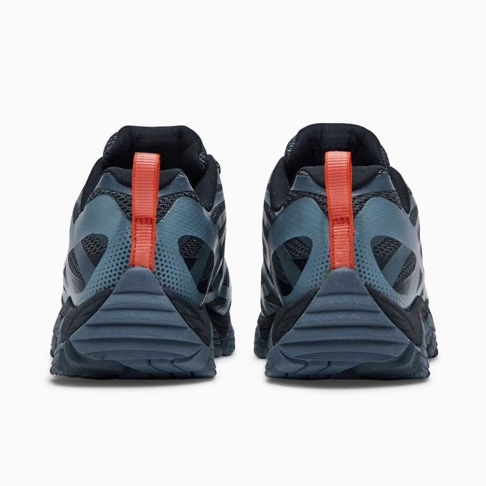 Dark Blue Men's Merrell Moab Edge 2 Hiking Shoes | Dubai-2568417