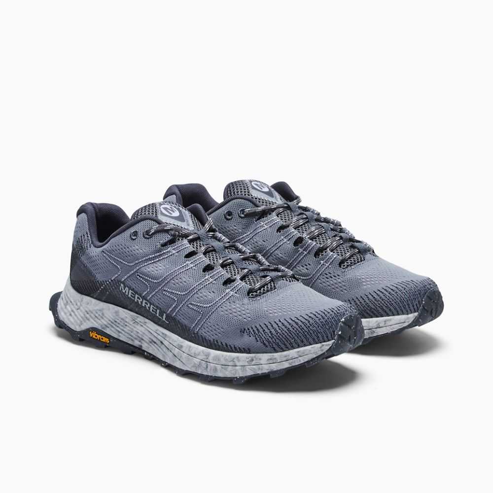 Dark Blue Men's Merrell Moab Flight Walking Shoes | Dubai-7045619