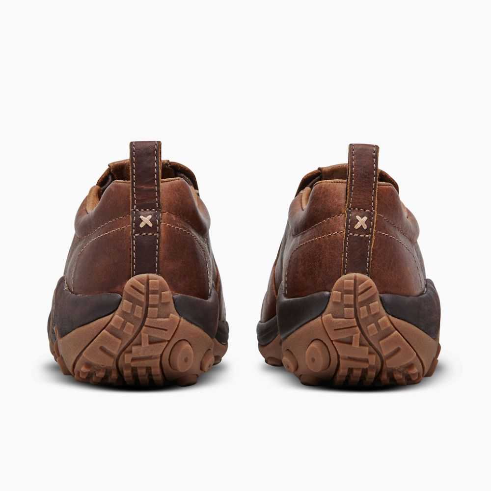 Dark Brown Men's Merrell Jungle Moc Crafted Slip On Shoes | Dubai-1526039