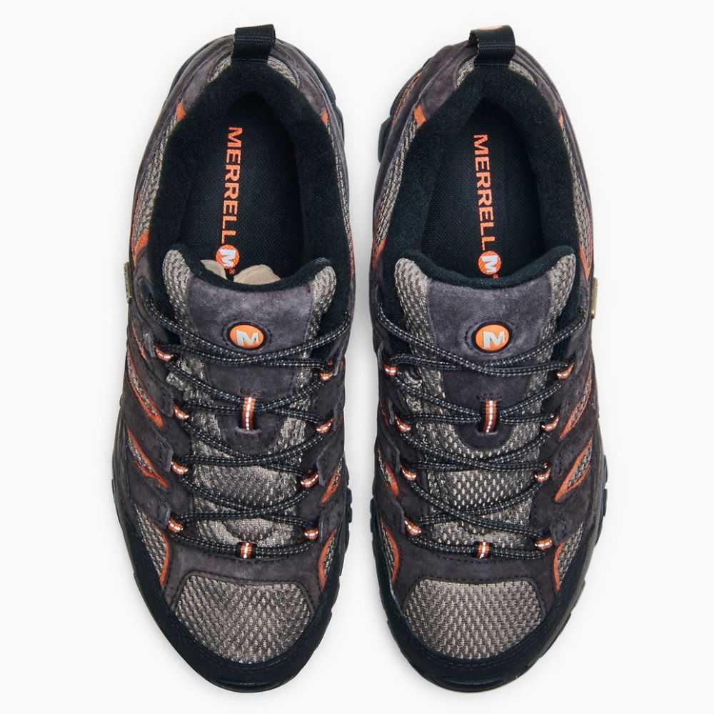 Dark Brown Men's Merrell Moab 2 Waterproof Hiking Shoes | Dubai-6712598