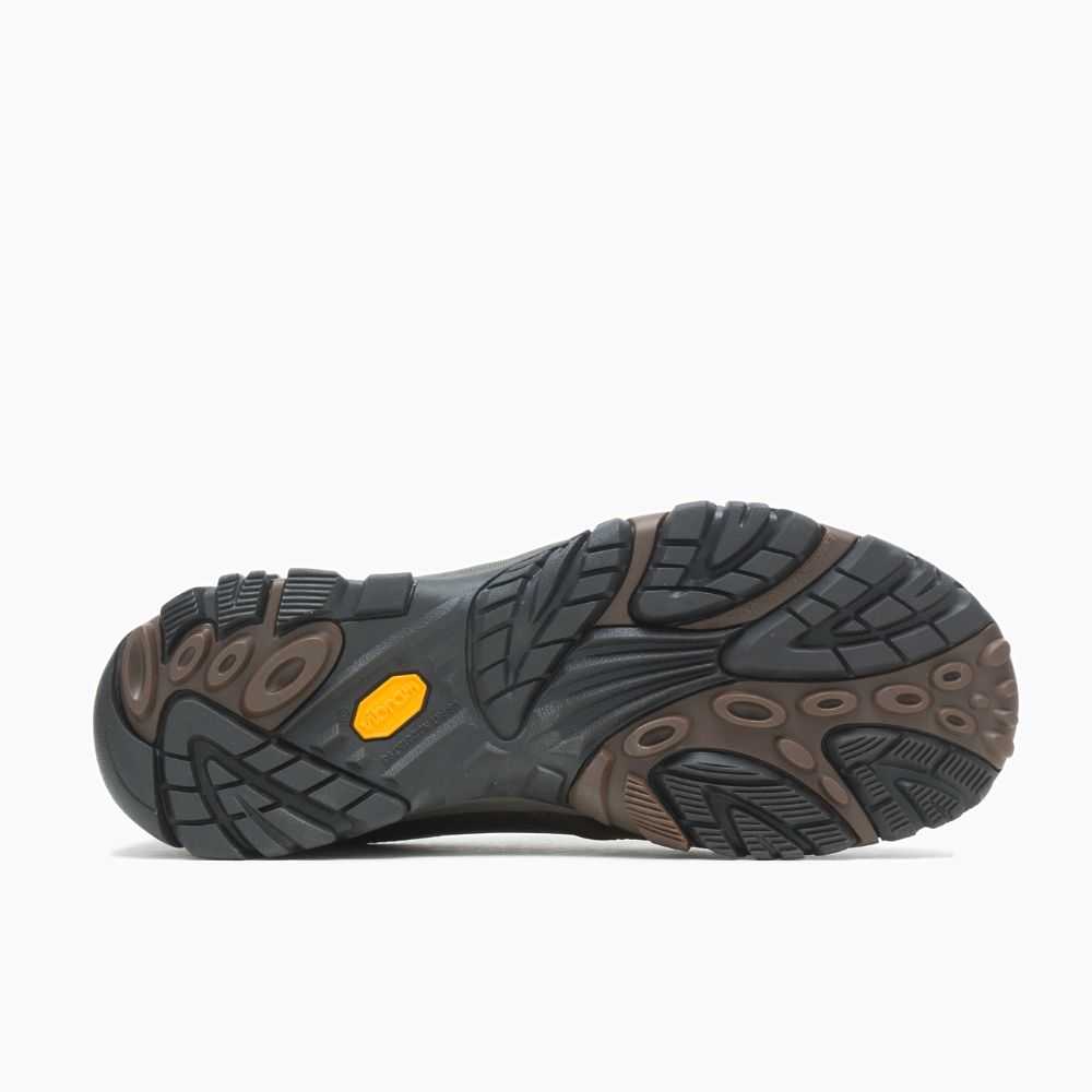 Dark Brown Men's Merrell Moab Adventure Moc Wide Width Casual Shoes | Dubai-1265974