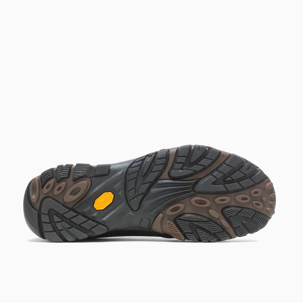 Dark Brown Men's Merrell Moab Adventure Lace Casual Sneakers | Dubai-9230478