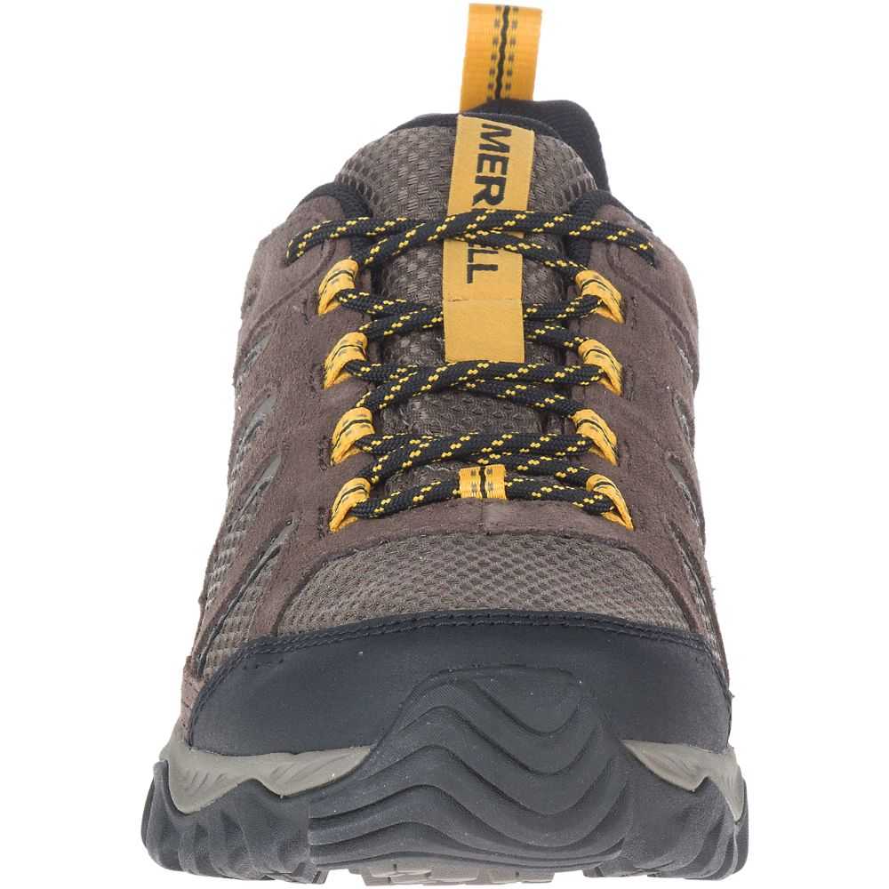 Dark Brown Men's Merrell Oakcreek Hiking Shoes | Dubai-3089741