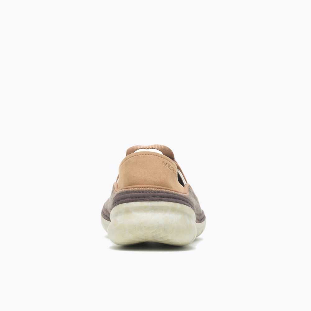 Dark Chocolate Women's Merrell Hut Moc Cozy II Slip On Shoes | Dubai-8327109