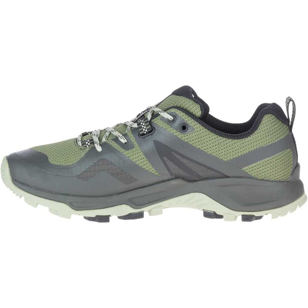 Dark Green Men's Merrell MQM Flex 2 GORE-TEX® Trail Running Shoes | Dubai-4928016