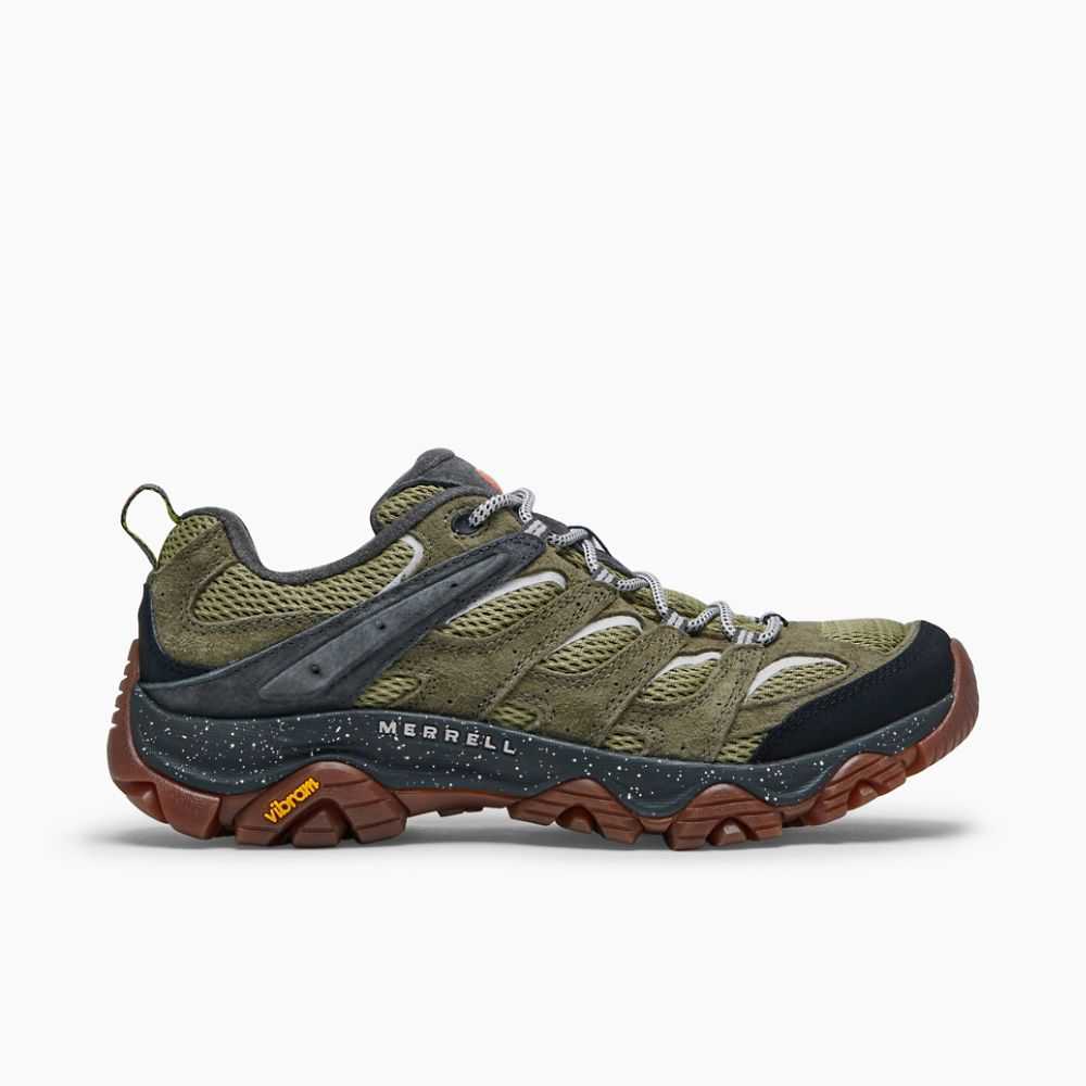 Dark Green Men\'s Merrell Moab 3 Hiking Shoes | Dubai-8439275