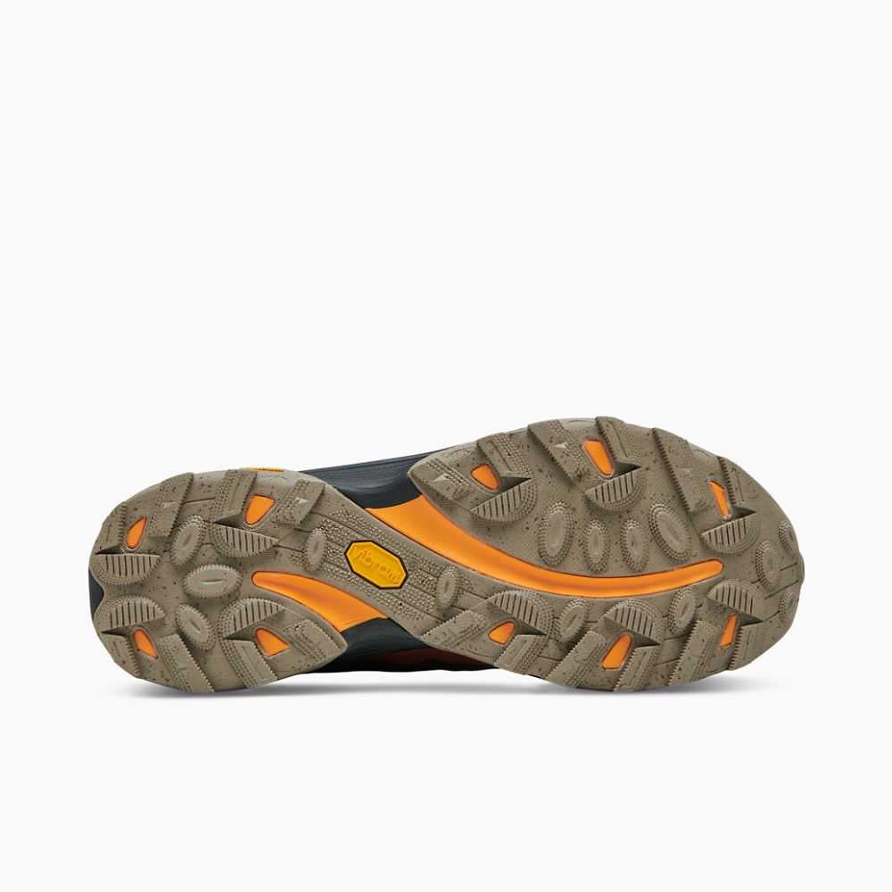 Dark Green Men's Merrell Moab Speed GORE-TEX® Hiking Shoes | Dubai-3819250