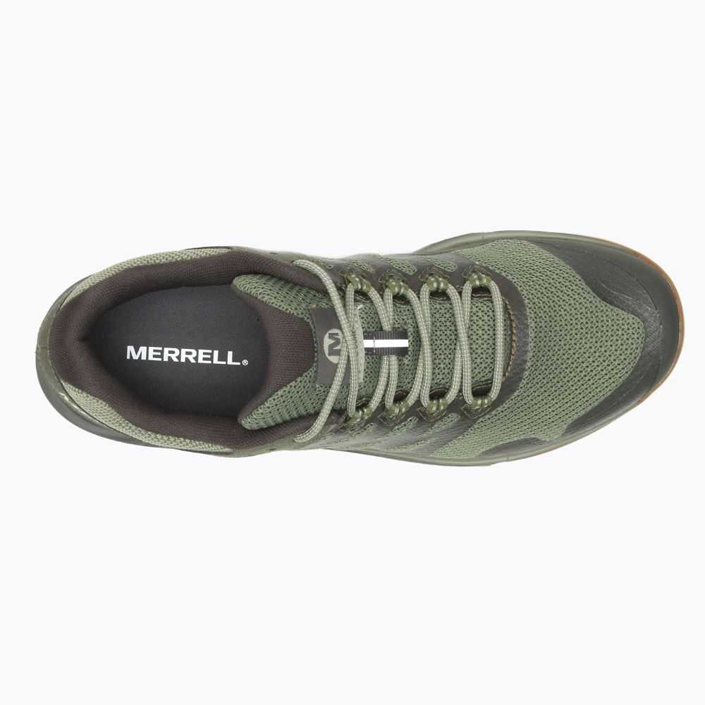 Dark Green Men's Merrell Nova 2 GORE-TEX® Walking Shoes | Dubai-3974625