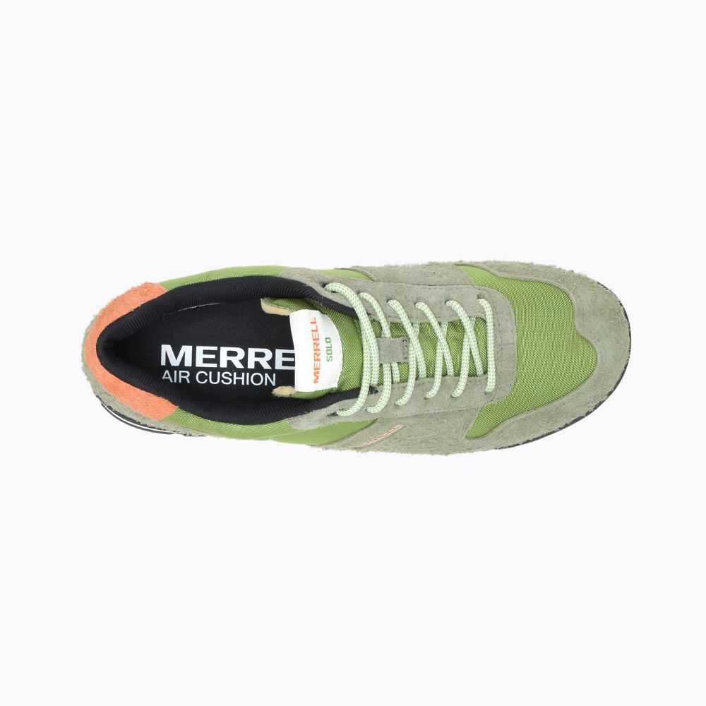 Dark Green Men's Merrell Solo Luxe 2 Sneakers | Dubai-5486902