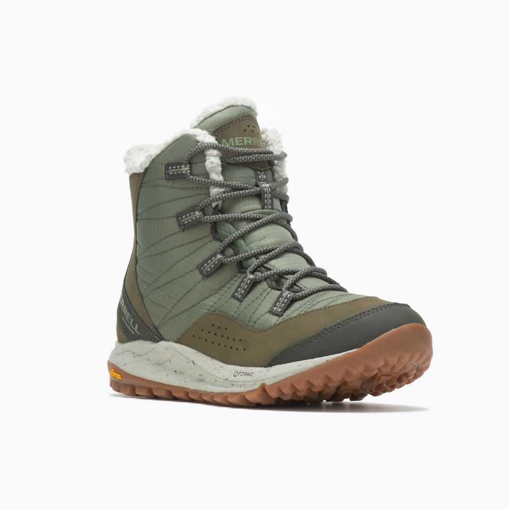 Dark Green Women's Merrell Antora Sneakers | Dubai-4568091