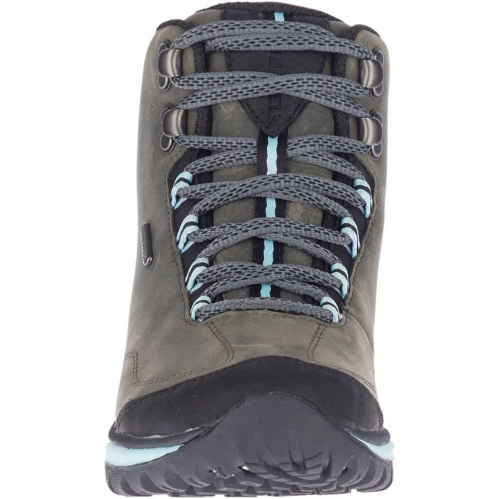 Dark Green Women's Merrell Siren Traveller 3 Mid Waterproof Hiking Boots | Dubai-0986172