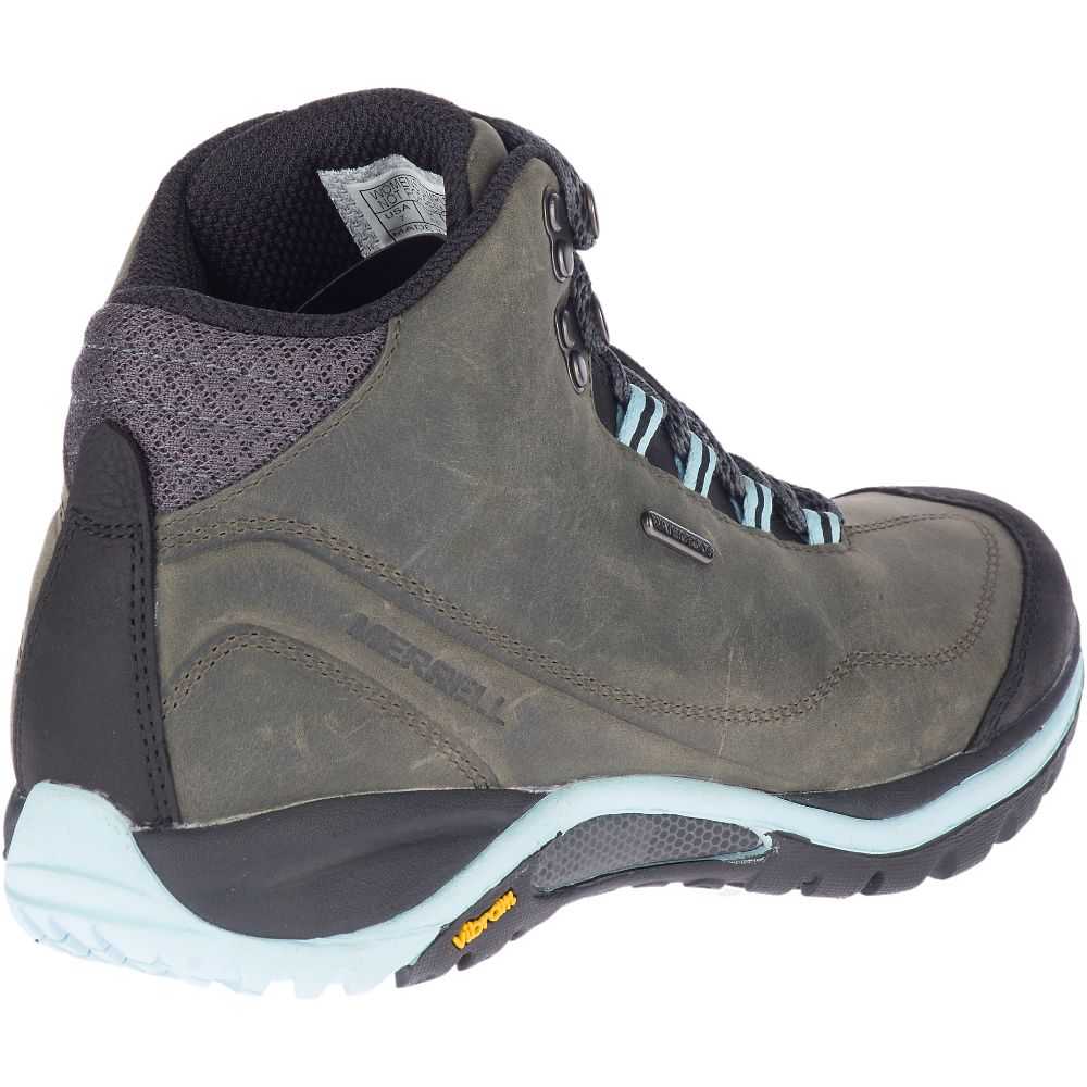 Dark Green Women's Merrell Siren Traveller 3 Mid Waterproof Hiking Boots | Dubai-0986172