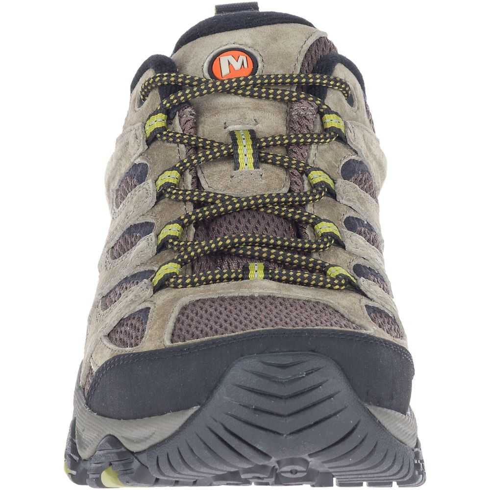 Dark Grey/Light Brown Men's Merrell Moab 3 Hiking Shoes | Dubai-9246507